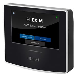 Flexim PRO COMPACT -työaikapääte käytössä Nepton Flexim -järjestelmällä Kuva: Nepton